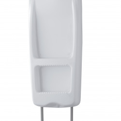 Designer Regal Over the Bath Unit Equal High White Grey