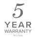 5 year warranty